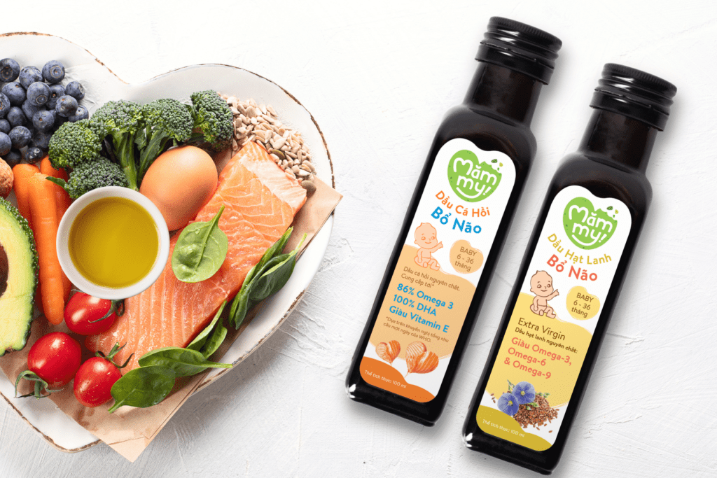 Dầu ăn dặm bổ não Mămmy