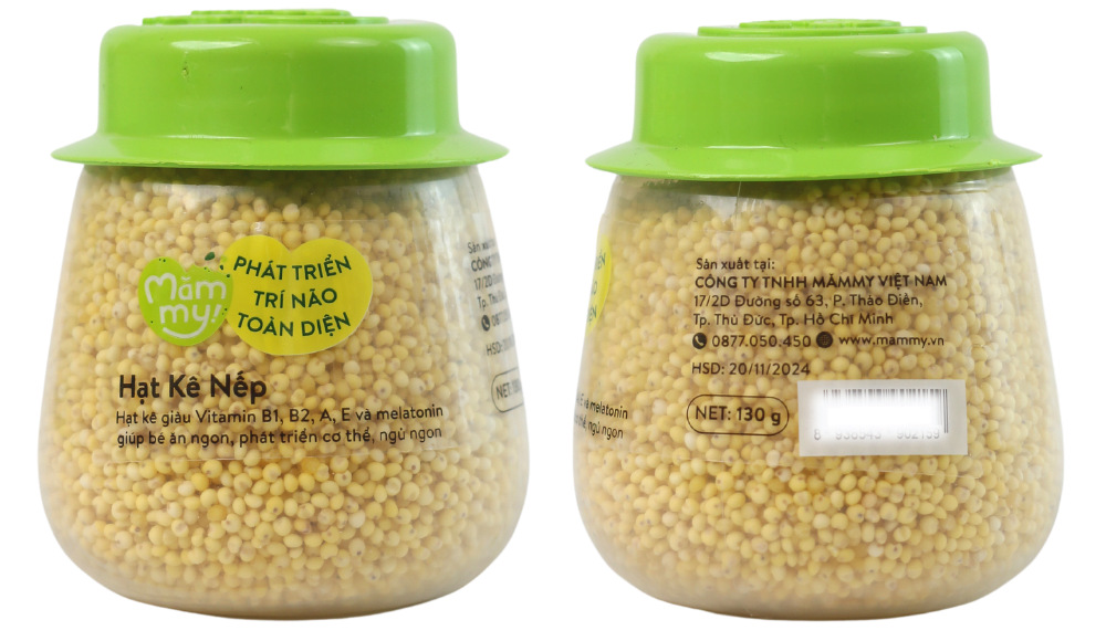 Mẫu bao bì cũ - Hạt quý Mămmy