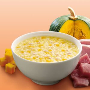 Cháo ăn dặm hạt kê bí đỏ thịt bò