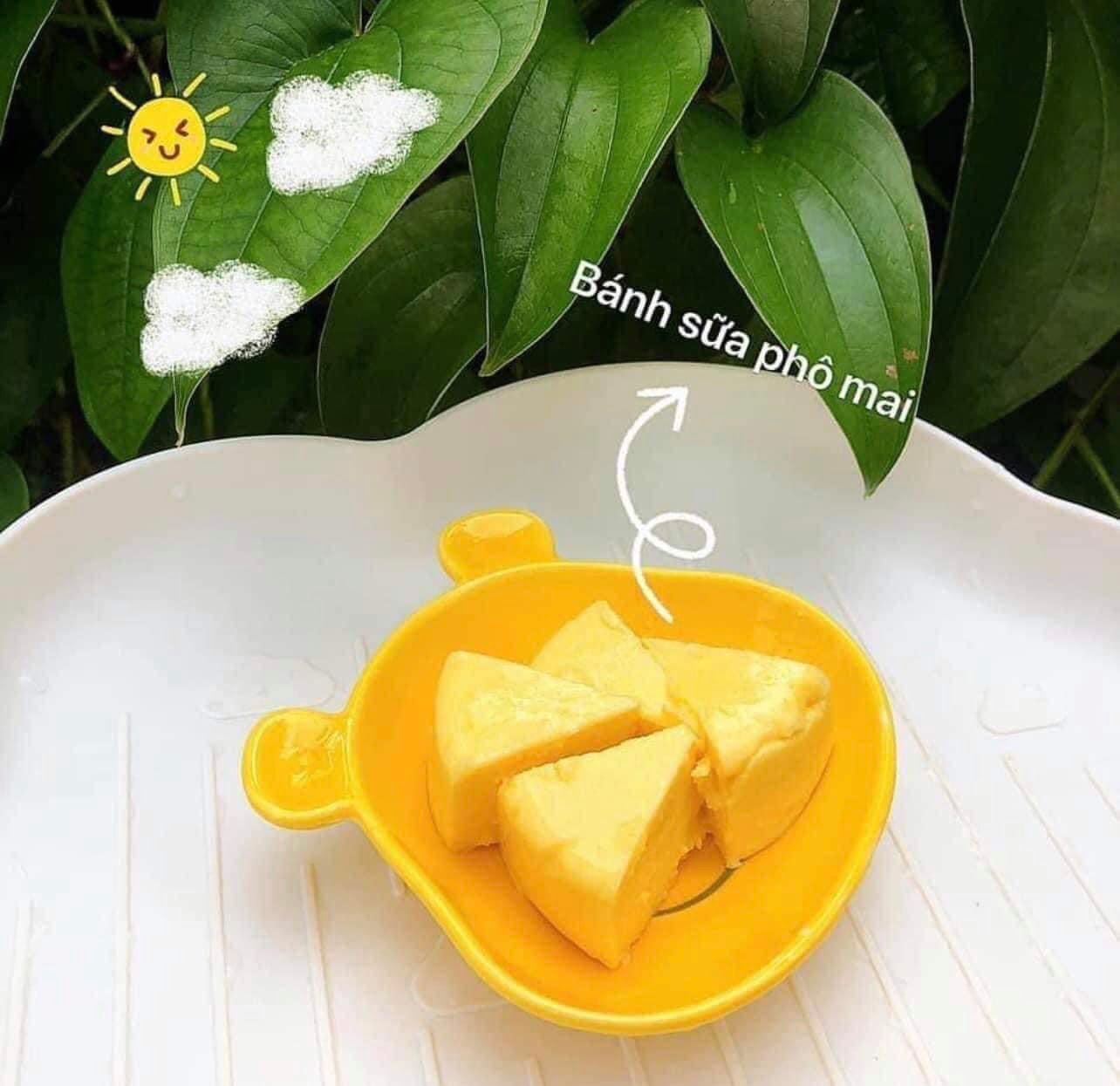 Bánh sữa phô mai cho bé ăn dặm