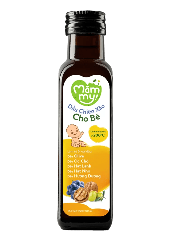 Dầu chiên xào Mămmy từ 5 loại dầu tốt lành cho bé