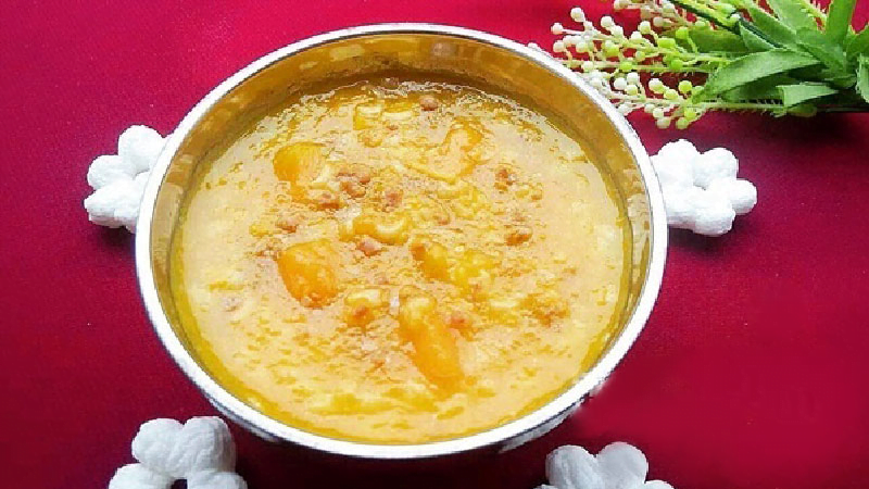 Cháo phô mai bí đỏ thịt bò