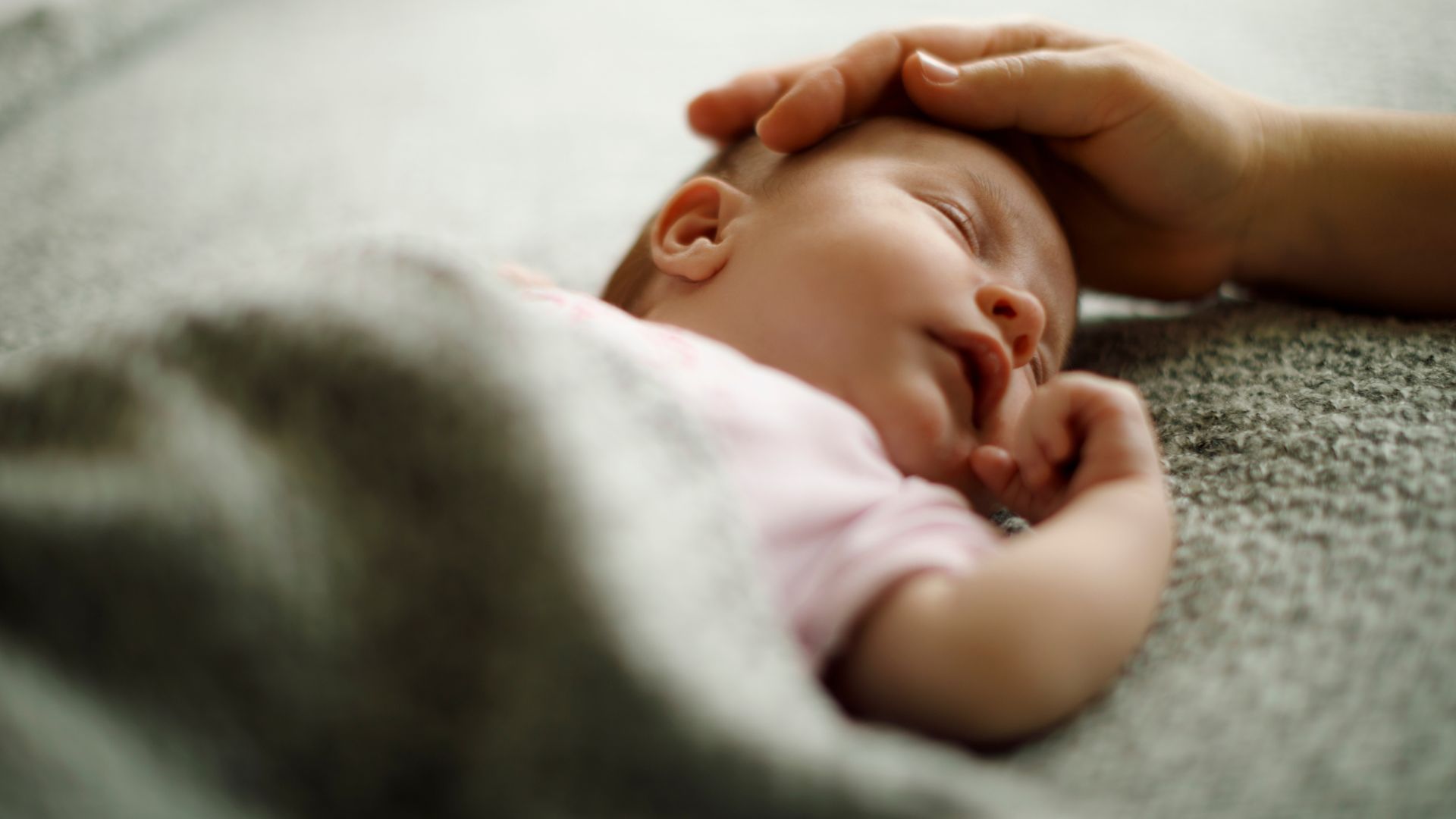 Hình ảnh mô tả bé ngủ ngon