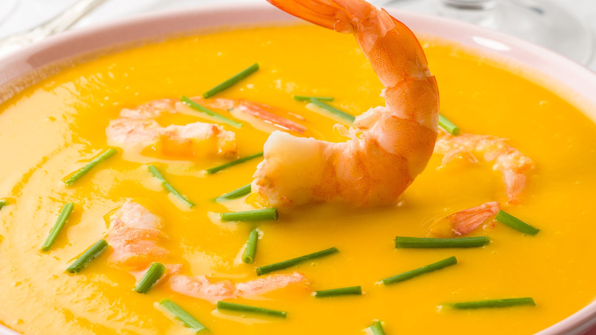 Cách nấu súp bí đỏ tôm