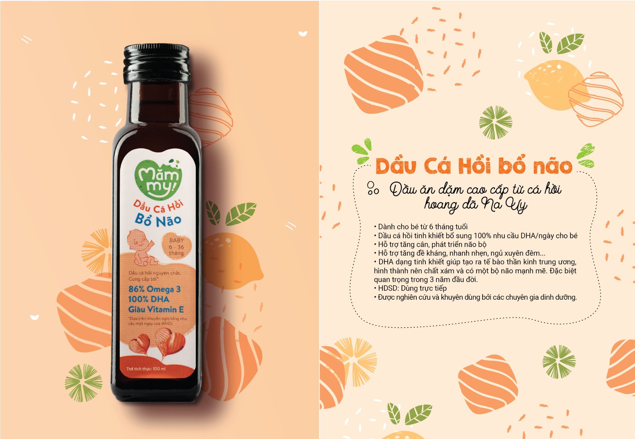 Dầu cá hồi Mămmy
