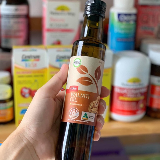 Dầu óc chó Walnut oil Úc