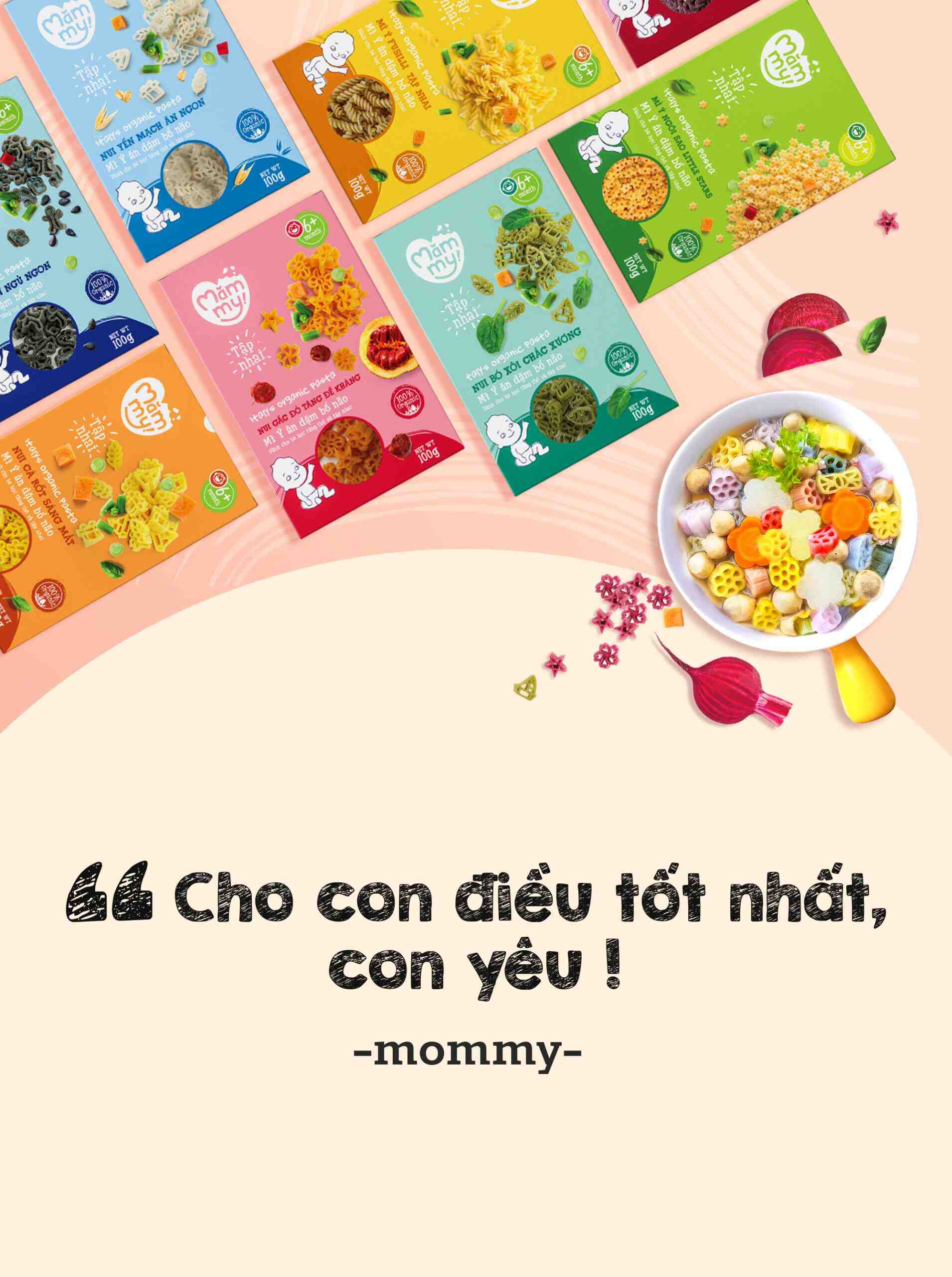 Banner chính mobile - Nui ăn dặm bổ não Mămmy