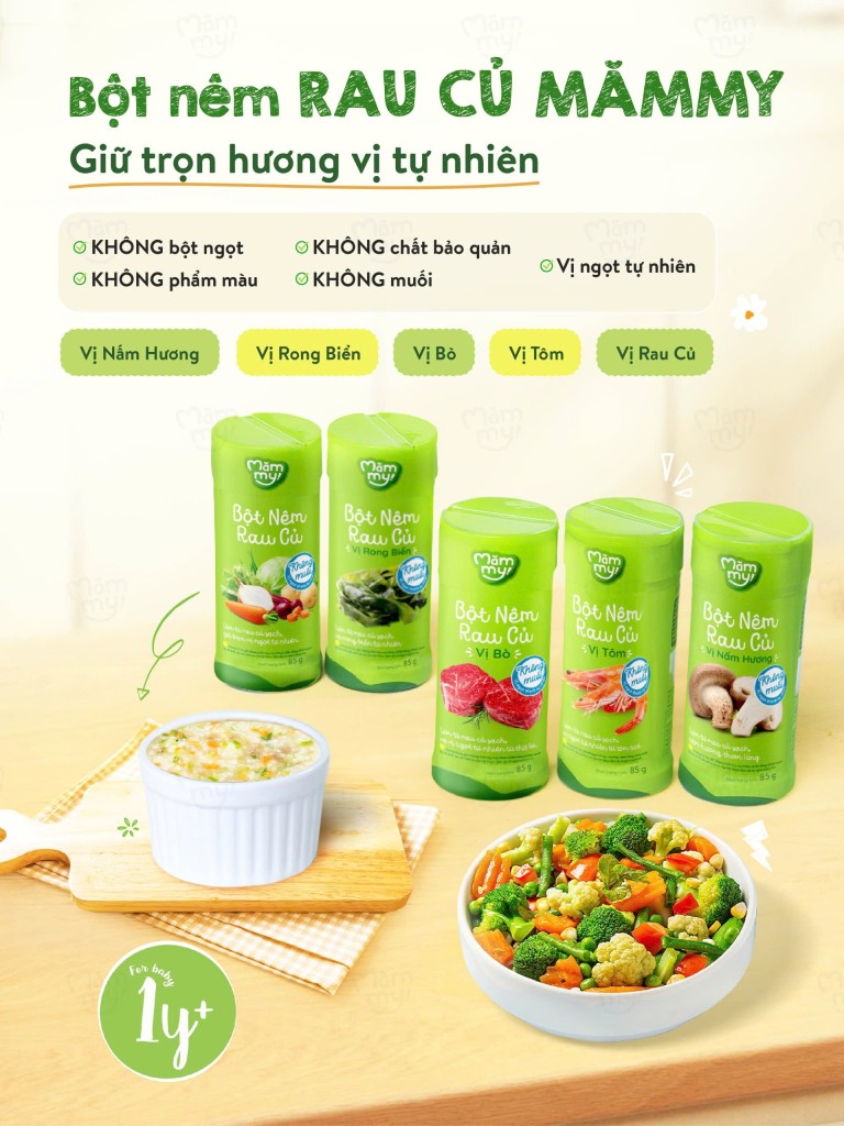 Bột nêm rau củ Mămmy