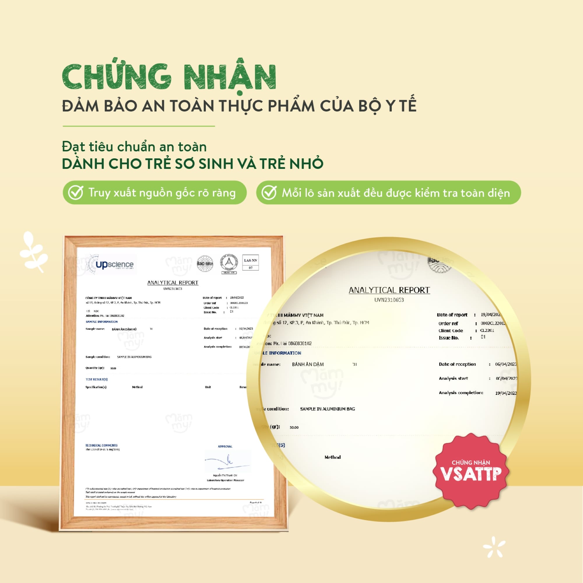 Chọn thương hiệu uy tín để mua bánh ăn dặm cho bé