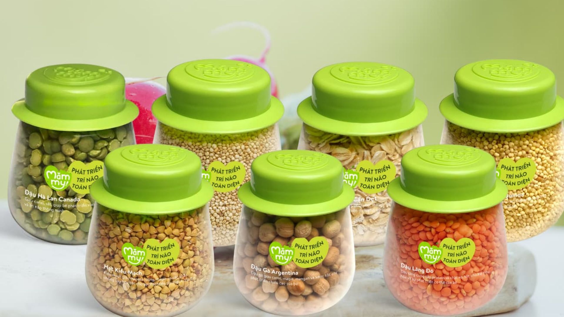 Hạt ăn dặm hữu cơ cho bé - Mămmy
