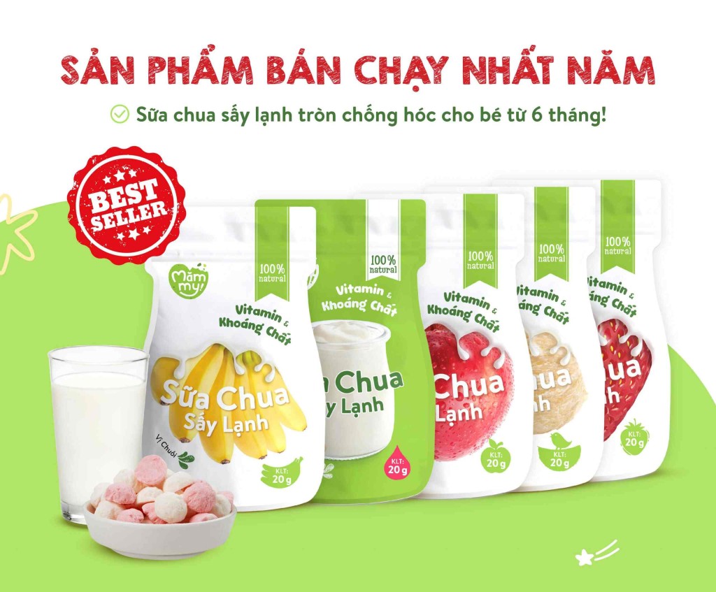 Sữa chua sấy lạnh Mămmy - Banner