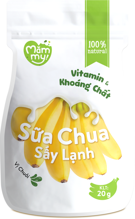 Sữa chua sấy lạnh Mămmy - Vị chuối