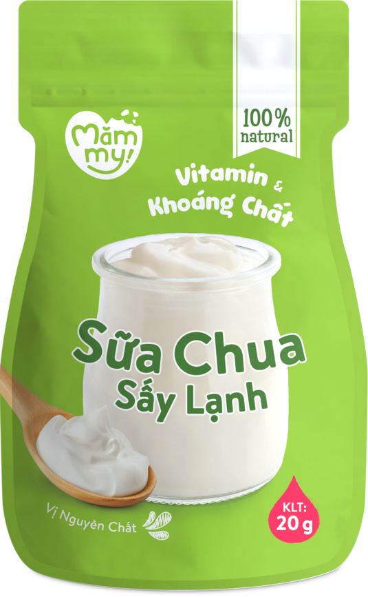 Sữa chua sấy lạnh Mămmy - Vị nguyên chất