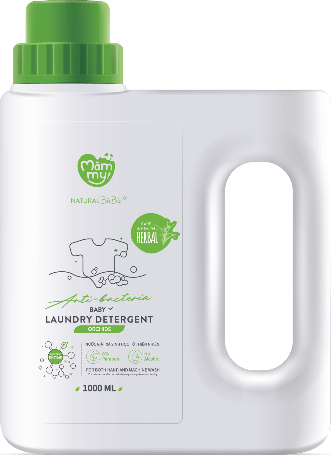 Nước giặt xả sinh học mùi nắng Mămmy - 1000ML