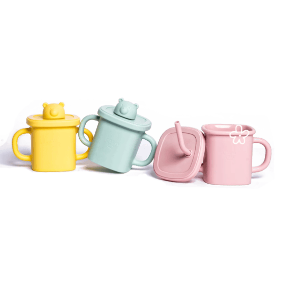 Cốc tập uống hình gấu Mămmy