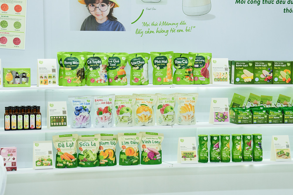 Các sản phẩm Mămmy sẵn sàng chờ đón các mẹ tại sự kiện