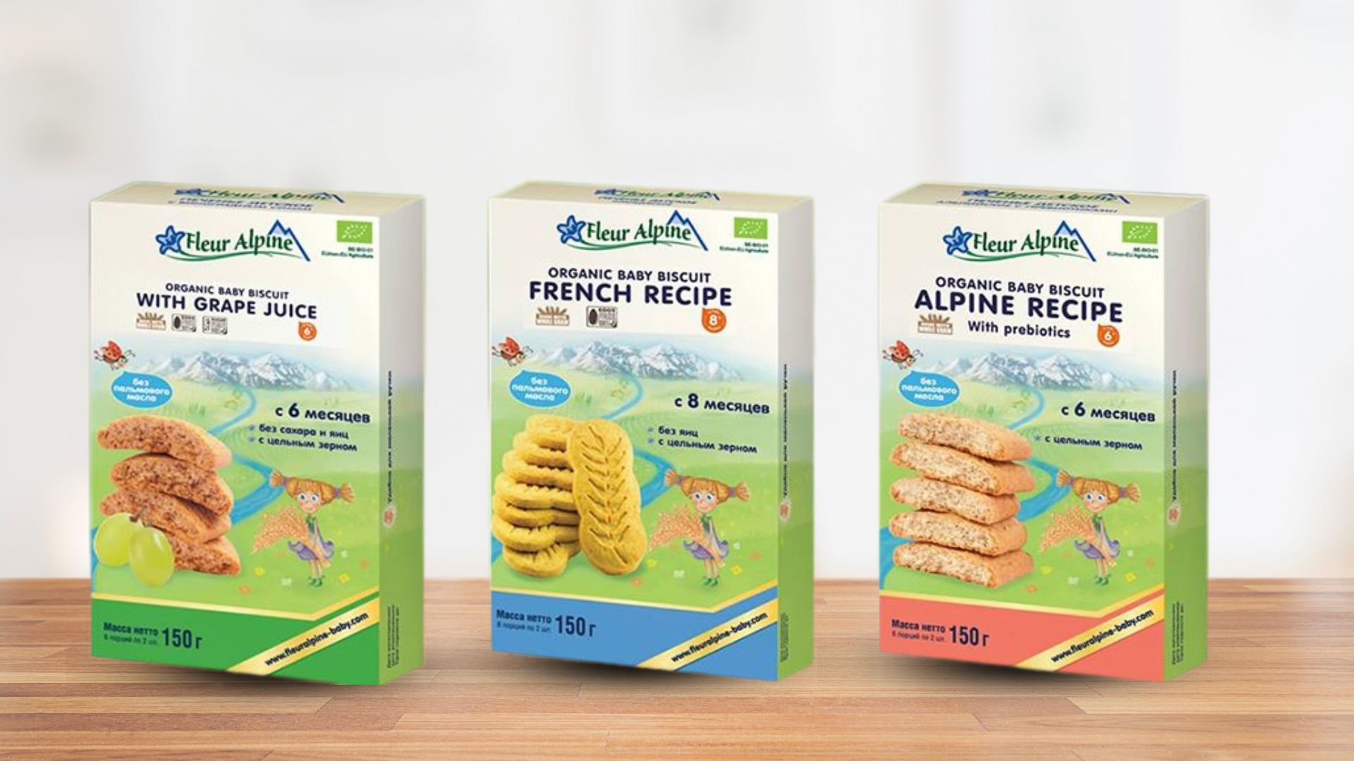 Bánh ăn dặm Fleur Alpine