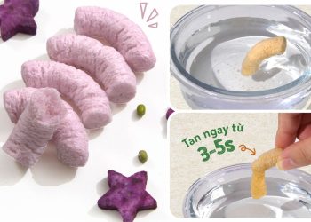 Bánh ăn dặm dành cho bé từ 6 tháng tuổi