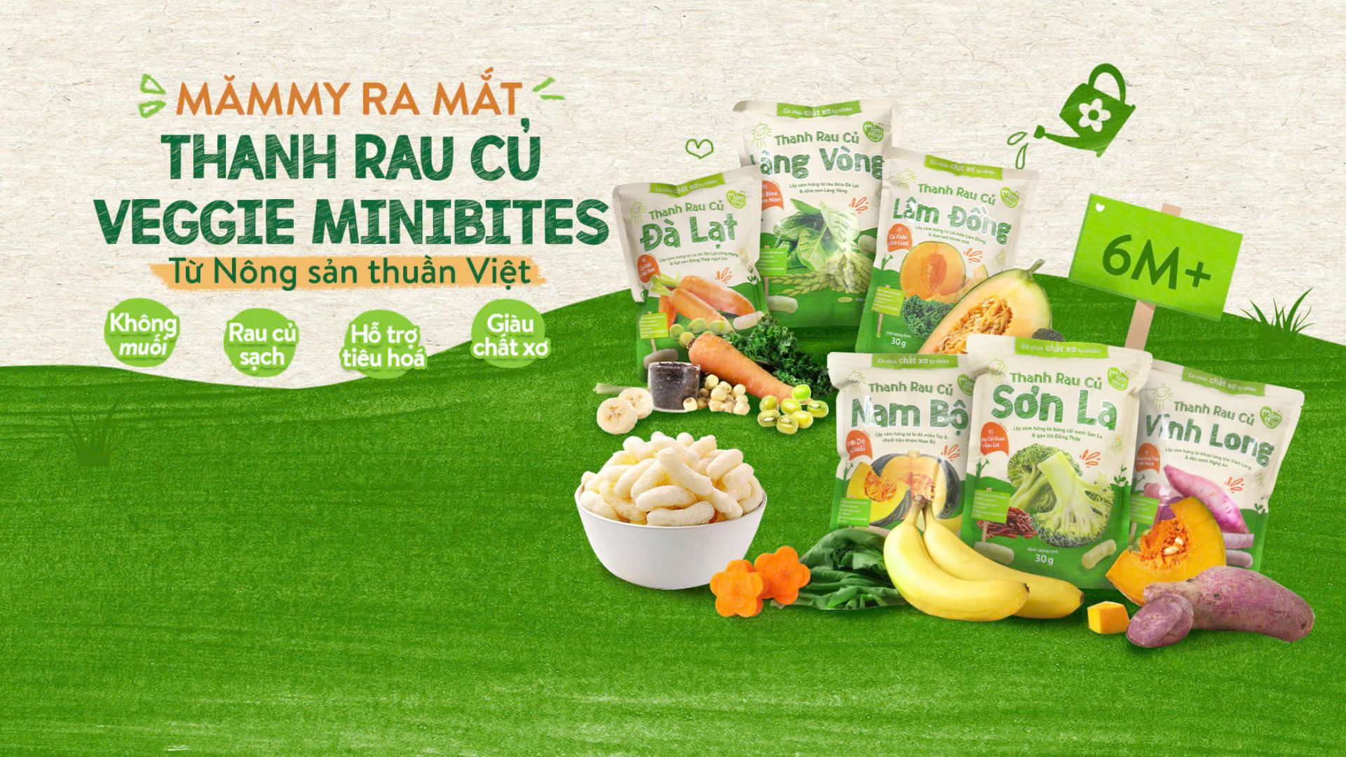 Bánh thanh rau củ