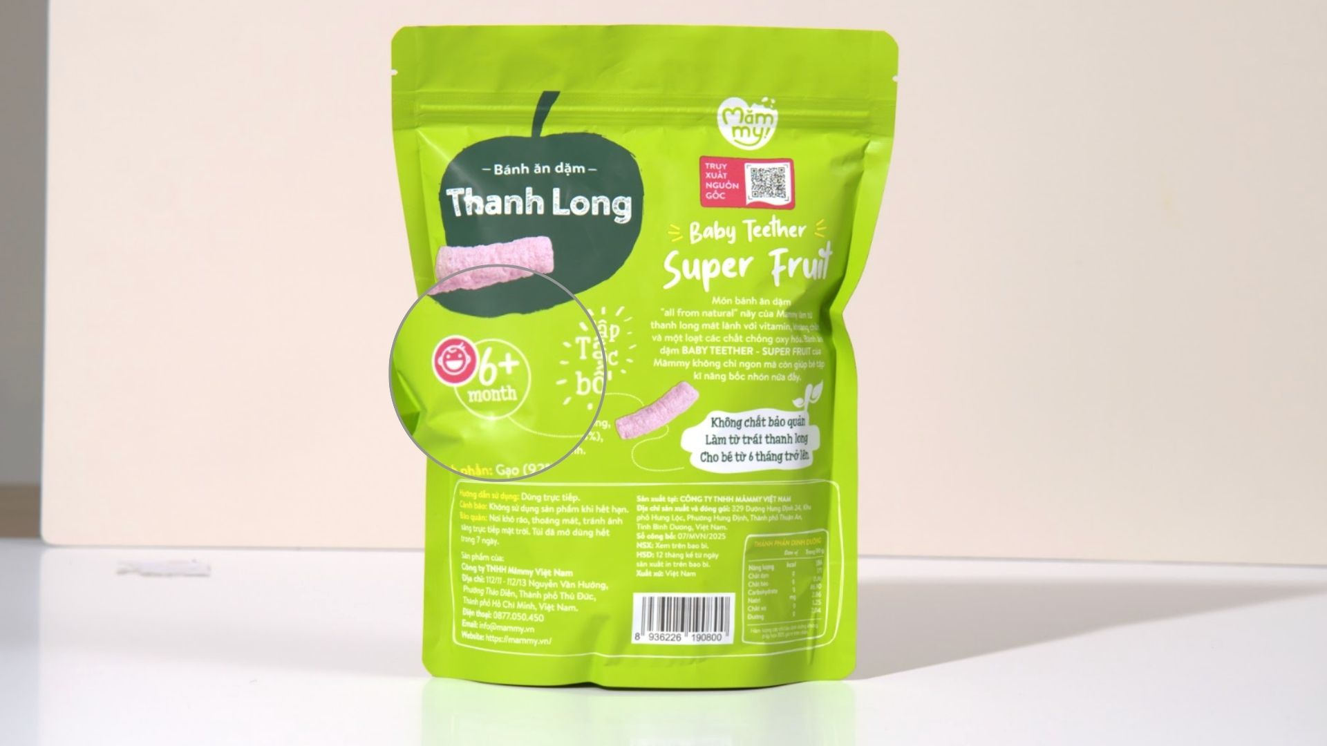 Lựa chọn bánh không phù hợp độ tuổi và thành phần