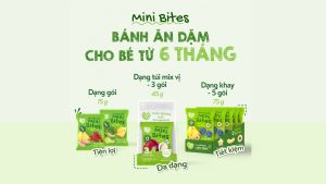 Thiết kế bao bì bánh ăn dặm tiện lợi, dễ bảo quản