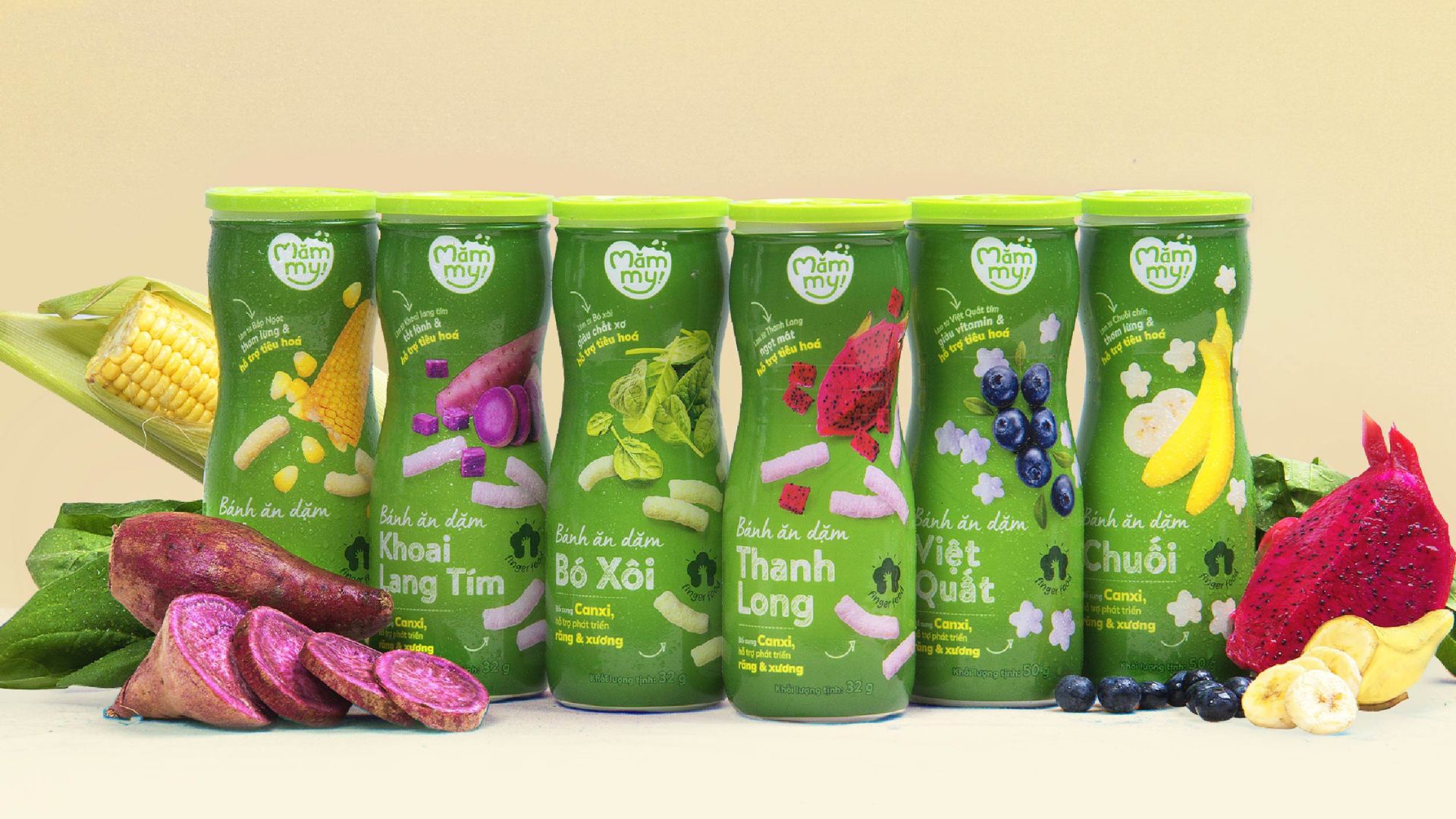 Bánh ăn dặm Mămmy dạng hũ