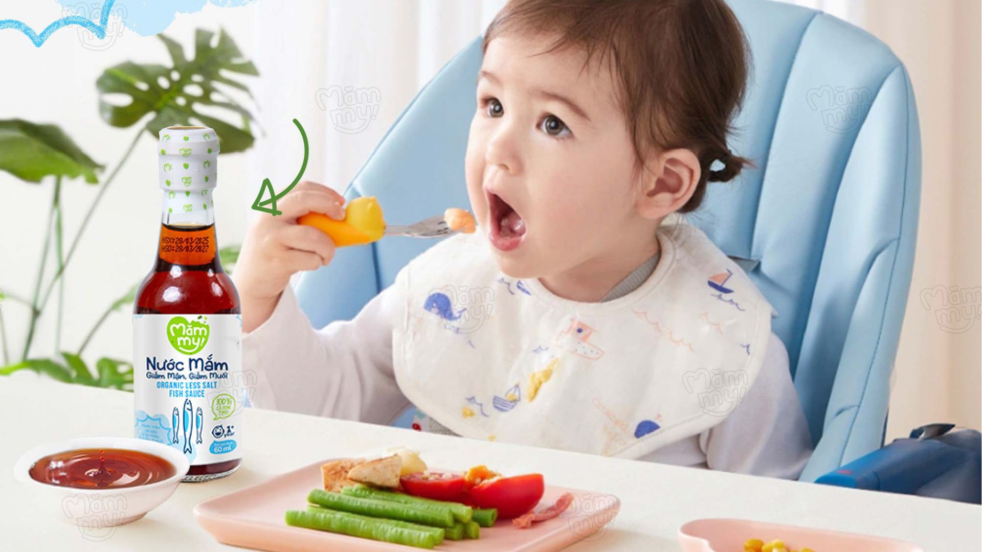 Nước mắm giảm mặn Mămmy dành cho bé từ 1 tuổi