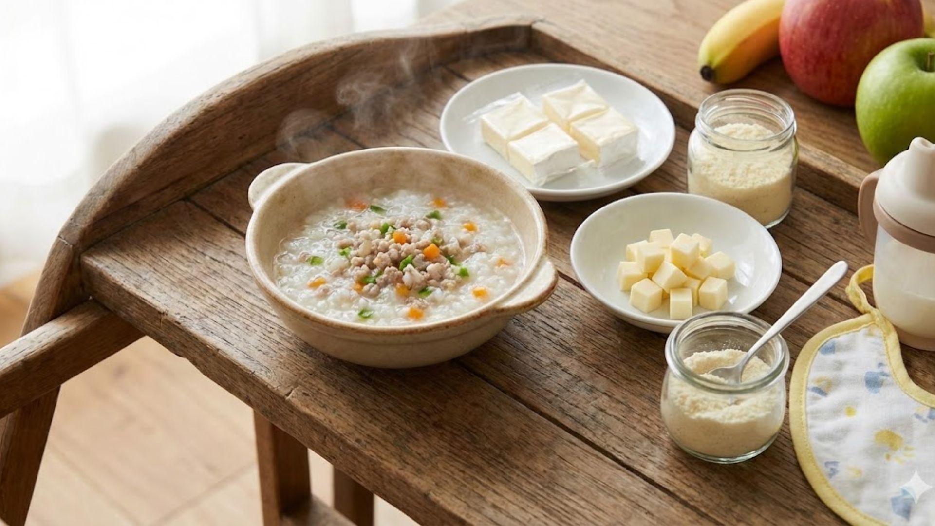 Tại sao trẻ dưới 1 tuổi cần dùng phô mai tách muối